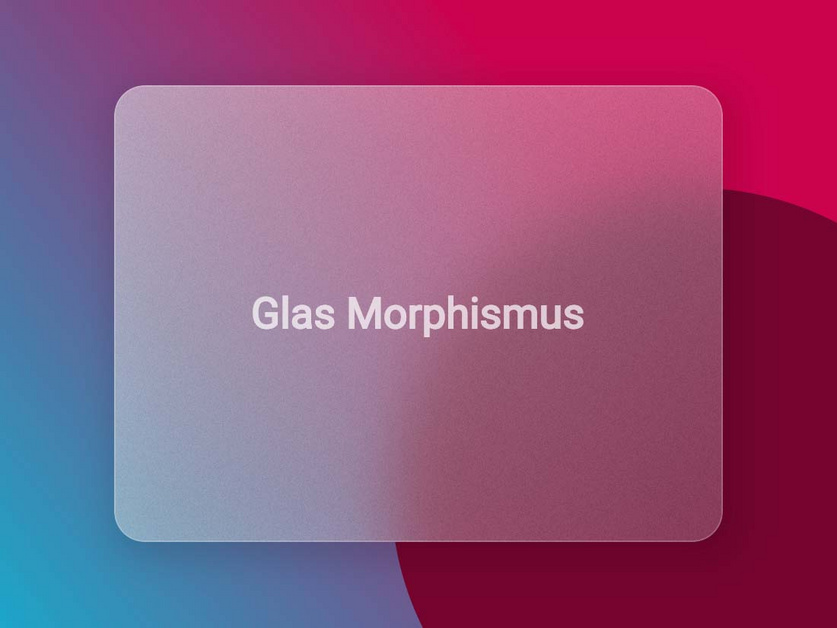 Verdeutlichung von Glas Morphismus